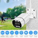 Q39 Motion Tracking Night Vision Smart Camera Supports Voice Intercom, Plug Type:EU Plug(White)