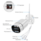 Q39 Motion Tracking Night Vision Smart Camera Supports Voice Intercom, Plug Type:UK Plug(White)