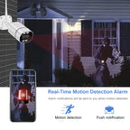 Q39 Motion Tracking Night Vision Smart Camera Supports Voice Intercom, Plug Type:UK Plug(White)