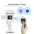 Q39 Motion Tracking Night Vision Smart Camera Supports Voice Intercom, Plug Type:UK Plug(White)