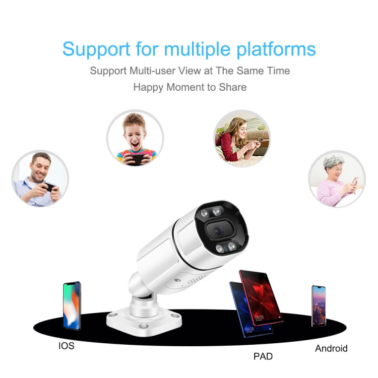 Q39 Motion Tracking Night Vision Smart Camera Supports Voice Intercom, Plug Type:UK Plug(White)