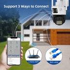 QX86 Motion Tracking Night Vision Smart Camera Supports Voice Intercom, Plug Type:UK Plug(White)