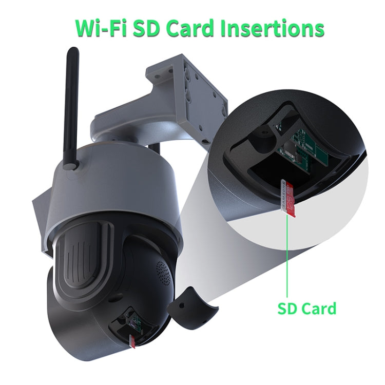 QX109 Dual Lens Smart HD Dome WiFi Camera(AU Plug)