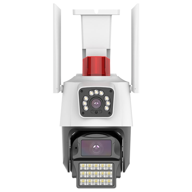 QX87 4MP WiFi Dual Camera Supports Two-way Voice Intercom & Humanoid Detection(US Plug)