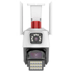 QX87 4MP WiFi Dual Camera Supports Two-way Voice Intercom & Humanoid Detection(UK Plug)