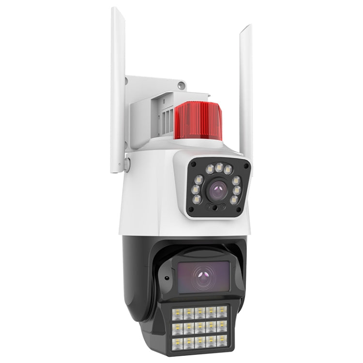 QX87 4MP WiFi Dual Camera Supports Two-way Voice Intercom & Humanoid Detection(US Plug)