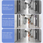 QX87 4MP WiFi Dual Camera Supports Two-way Voice Intercom & Humanoid Detection(UK Plug)