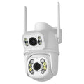 QX95 6MP WiFi Dual Camera Supports Two-way Voice Intercom & AI Recognition(AU Plug)