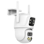 QX102 3MP WiFi Triple Camera Supports Two-way Voice Intercom & Infrared Night Vision(US Plug)