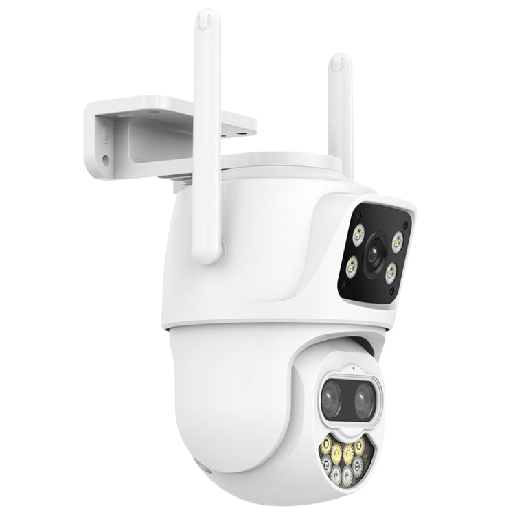 QX102 3MP WiFi Triple Camera Supports Two-way Voice Intercom & Infrared Night Vision(US Plug)