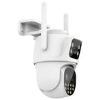 QX104 3MP WiFi Triple Camera Supports Human Face Recognition & AI Alarm(EU Plug)