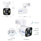 ESCAM PT303 3MP HD Motion Detection APP Control Pan & Tilt WiFi IP Camera(EU Plug)