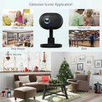 A25 Wireless WiFi Mini Night Vision Camera(Black)