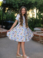 Girl Back To School Twirl Dress