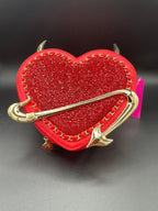 Betsey Johnson Kitsch Devil In The Details Crossbody Red