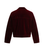 RED SUEDE GEMSTONE JACKET