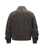 BROWN SUEDE WORK JACKET