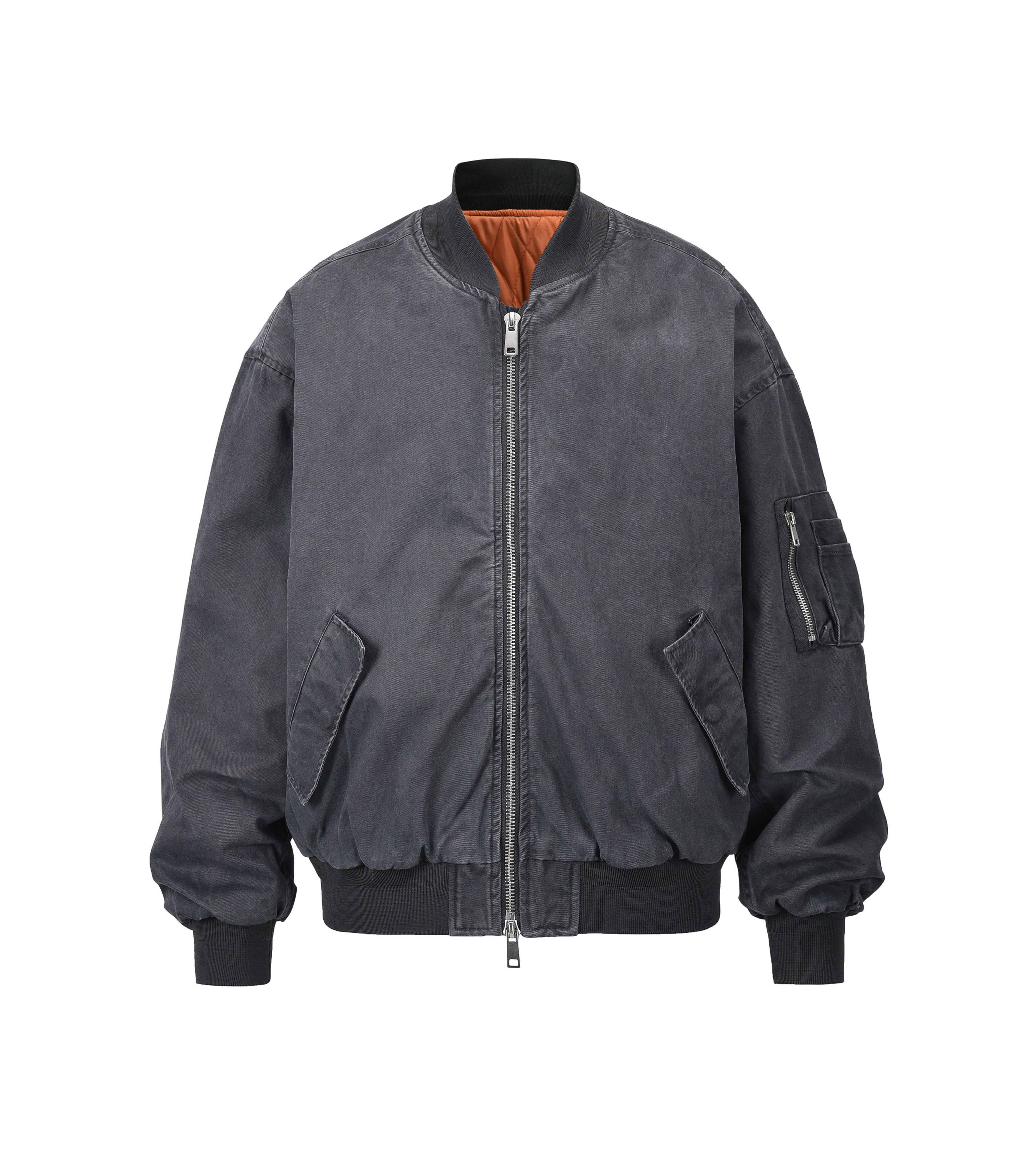 VINTAGE BOMBER JACKET MA1 [BLACK]