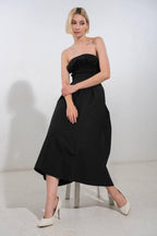 MYSTIC MUSE WOVEN MIDI DRESS