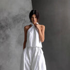 Women's Loose Sleeveless Top & High-Waist Wide-Leg Pants Set – 4 Colors S–XXL