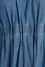 MODERN WORK DENIM MIDI DRESS