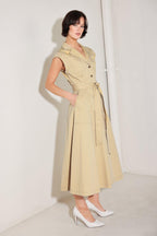 NATURAL INSTINCT WOVEN MIDI DRESS