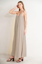 SEASIDE SILHOUETTE WOVEN MIDI DRESS