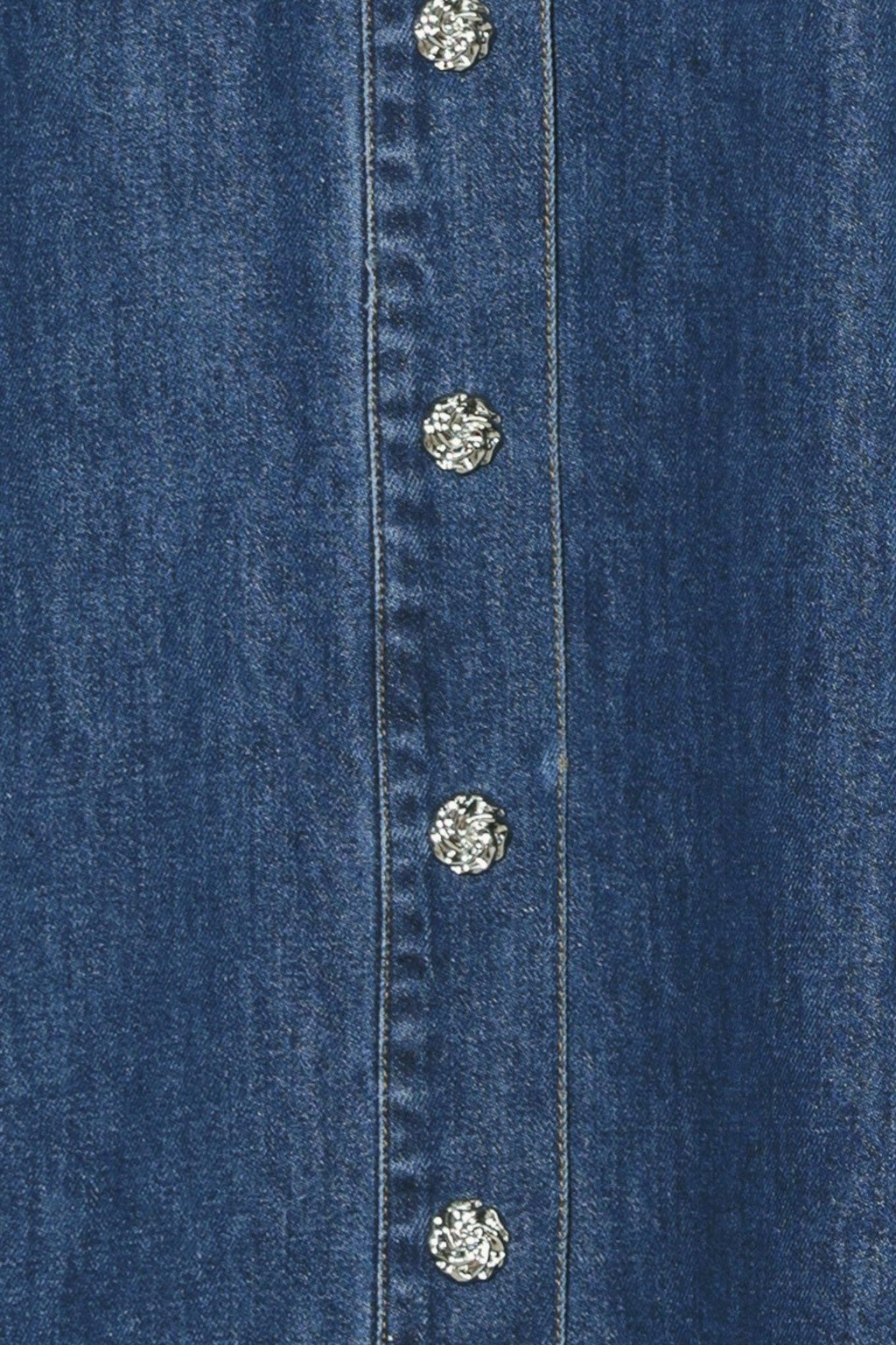 PARIS IN  DENIM MIDI DRESS