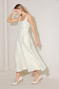 [PREORDER] LOVE IN SLOW MOTION WOVEN JACQUARD MIDI DRESS