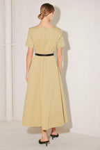[PREORDER] WARM STONE EDIT WOVEN MIDI DRESS