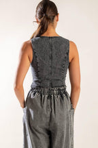 EXPLORING THE CITY DENIM VEST
