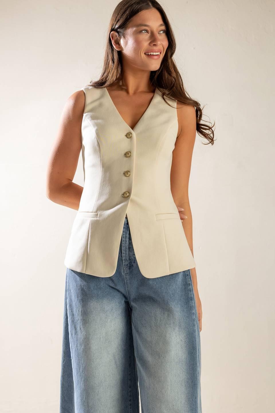 WHERE YOU BELONG WOVEN VEST