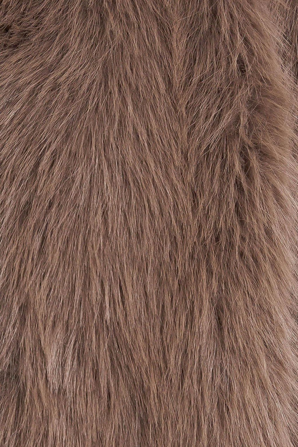 LONDON FLARE MOCHA FAUX FUR CROP JACKET
