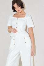 MINIMAL PRESTIGE WOVEN TOP