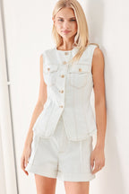 BETTER TOGETHER WOVEN VEST