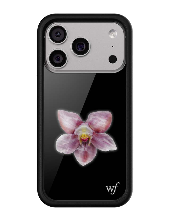 Orchid | Black iPhone Case