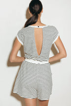 SUNSET COVE STRIP ROMPER