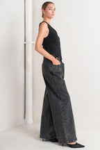 TAKE MY WORD DENIM PANTS