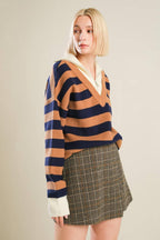 ETERNAL DEVOTION PLAID SKORT