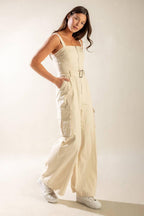 LOVE SOMEBODY WOVEN JUMPSUIT