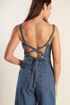 CLEAN GIRL DENIM JUMPSUIT