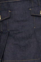 A FRESH PICK INDIGO DENIM SKORT