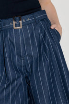 HOLD JOY IN INDIGO WOVEN SHORT