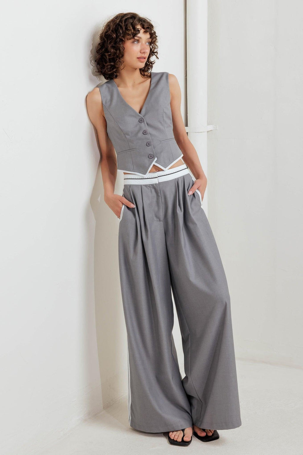 POWER LINES WOVEN PANTS