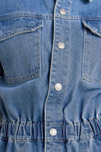 RELAX UTILITY DENIM JUMPSUIT