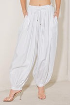 OCEAN BREEZE WOVEN BALLON PANTS