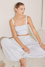 OCEAN BREEZE WOVEN BALLON PANTS