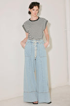 WEEKEND SOUNDTRACK DENIM PANTS