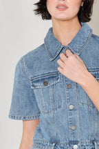 LAIDBACK LUXE DENIM ROMPER