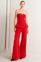 NOIR CONTOUR WOVEN PANTS